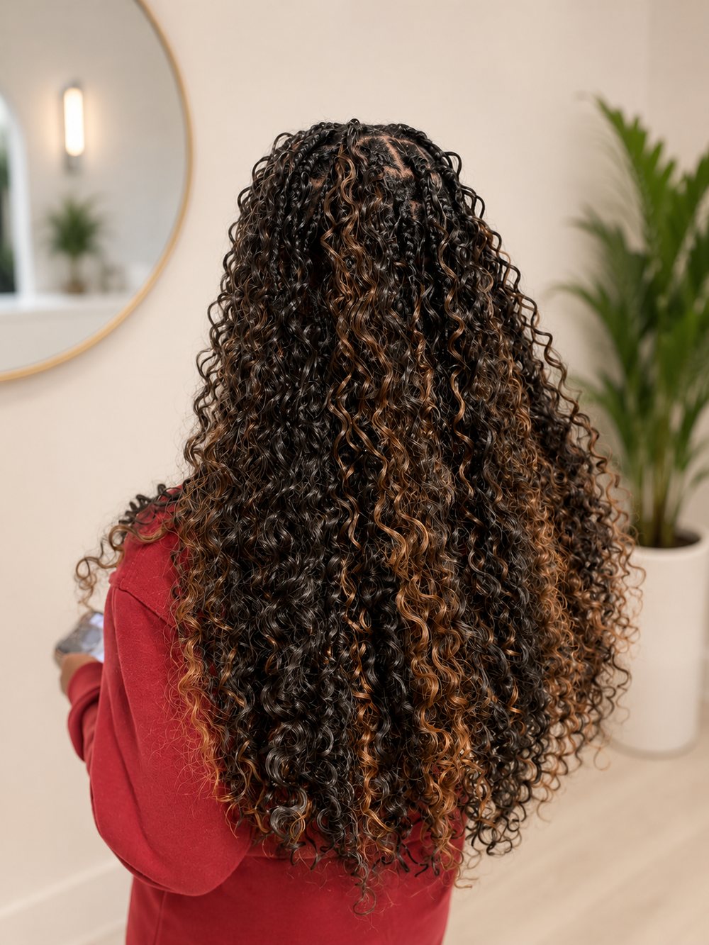 Boho curls by Crowned by Aria